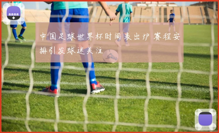 中国足球世界杯时间表出炉 赛程安排引发球迷关注